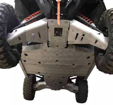 10 Piece Polaris General XP 1000 Complete Skid Plate Set