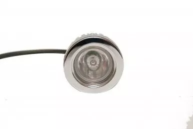 2 Inch Work Light Round Polished Chrome 10 Watt Flood/Spoot Quantum Series by Quake LED