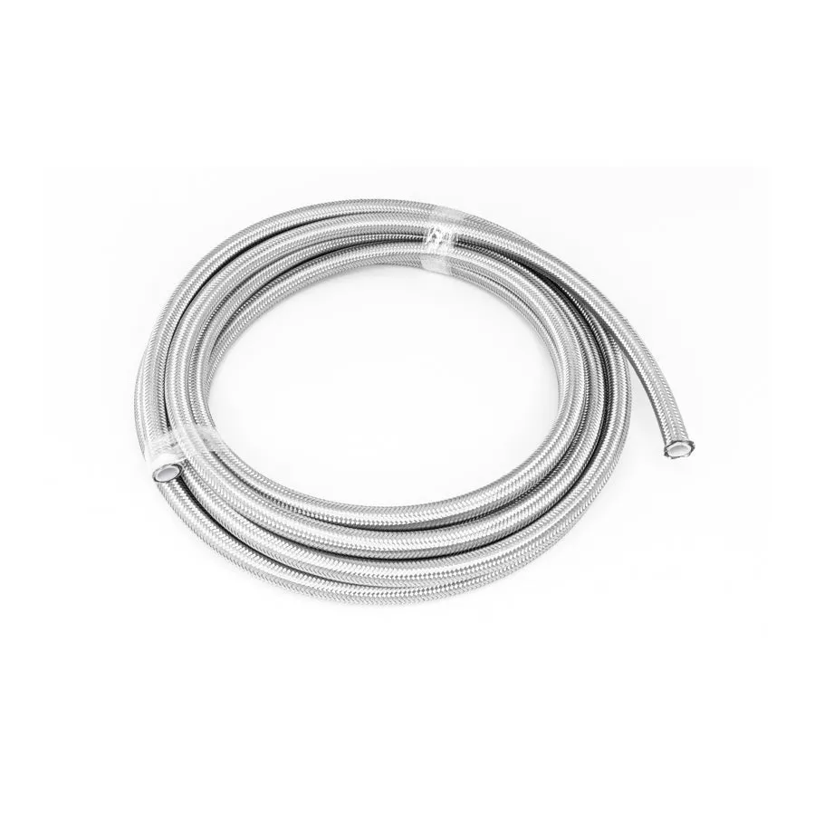 6-02-0863-20 DeatschWerks 10AN SS Double Braided PTFE Hose 20 Feet