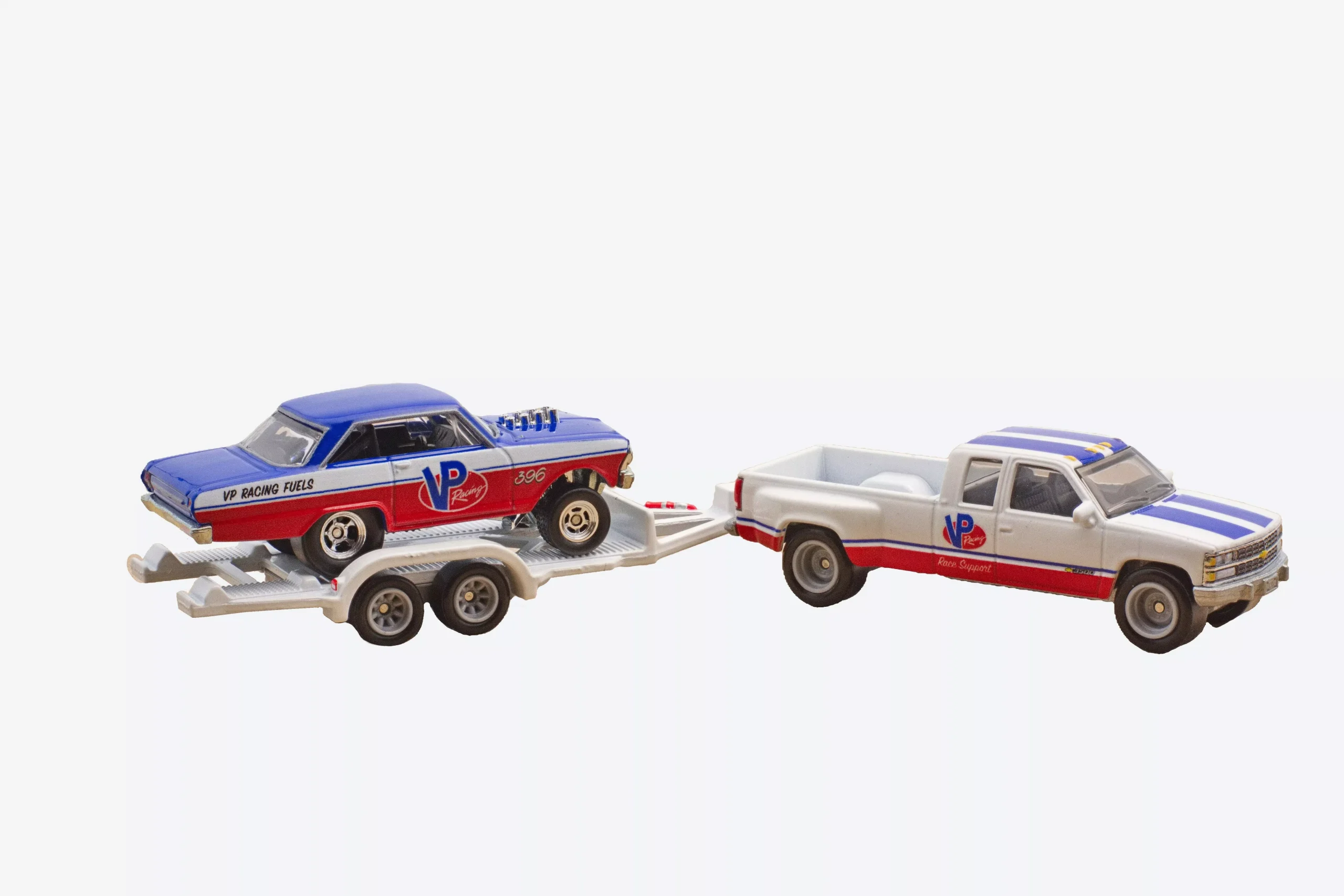 ’63 Chevy Nova with ’88 Chevy Silverado 3500 Team Transport