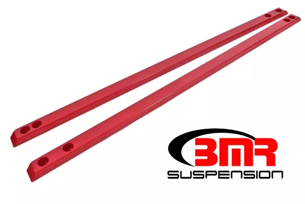 BMR 15-17 S550 Mustang Super Low Profile Chassis Jacking Rails – Red