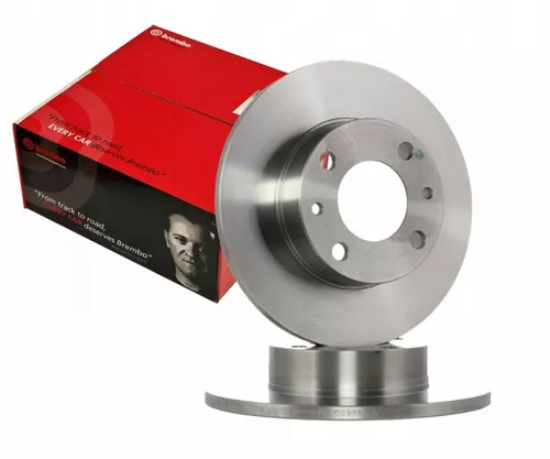 Brembo 08.4931.21 Prime UV Coated Rear Premium OE Equivalent Rotor, Ford Focus 2001–2007