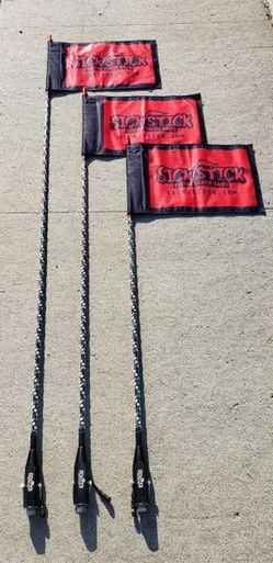 Replacement VooDoo Lighted Whip w/ Solid Mount Base by Sick Stick