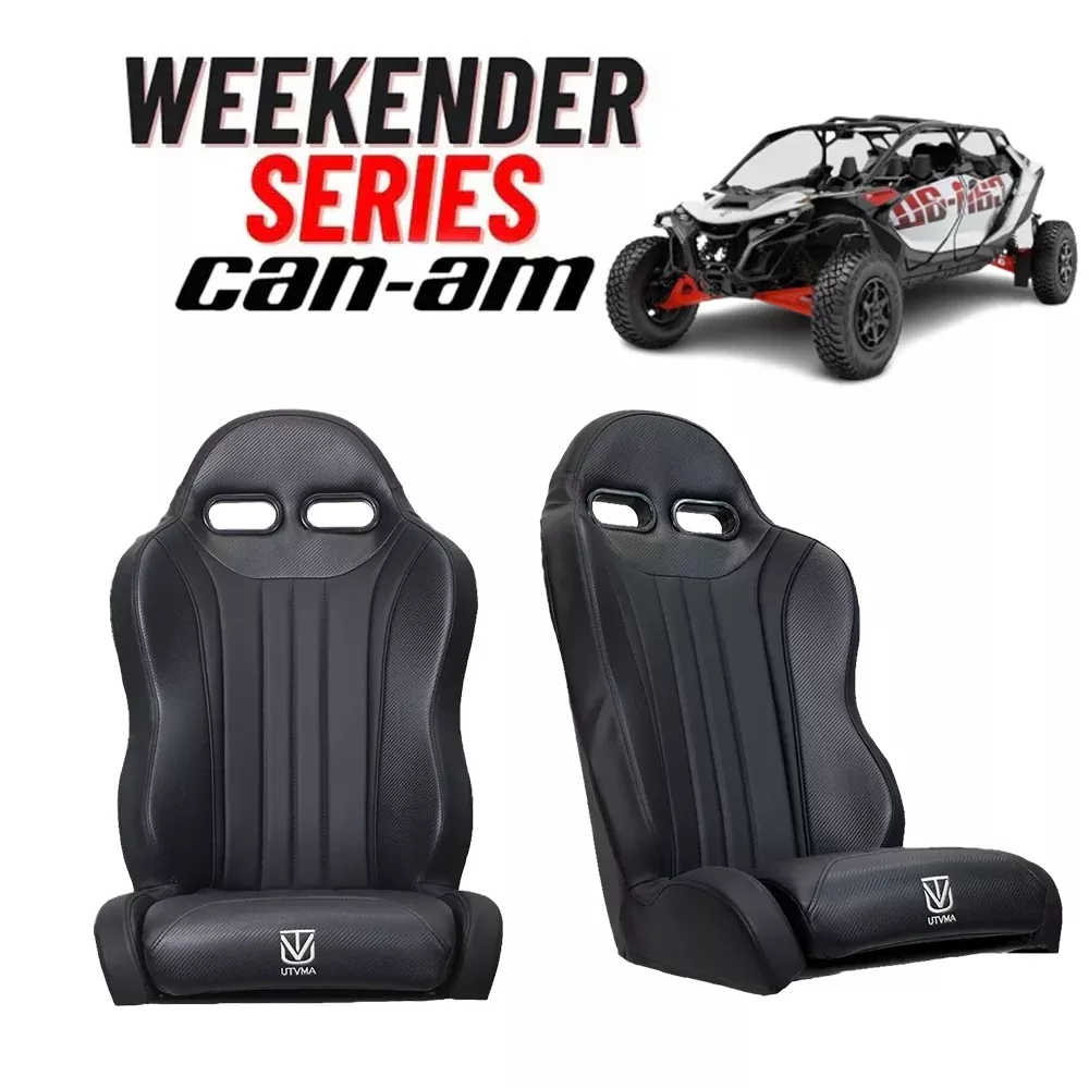 “Weekender” Series Pair of Front Suspension Bucket Seats Maverick R 2 or 4 Seater (2024+)