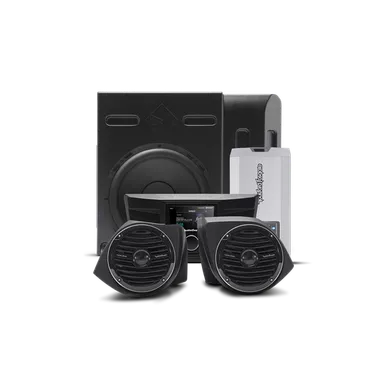 YXZ Stage-3 400 Watt Amplified Stereo Front Speaker & Subwoofer Kit by Rockford